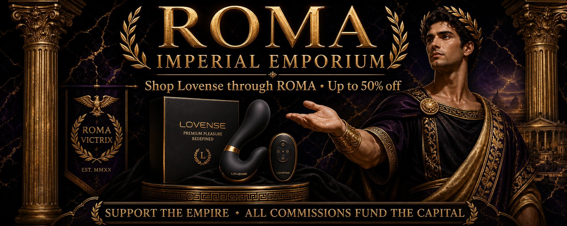 ROMA Imperial Emporium — Shop Lovense through ROMA, up to 50% off